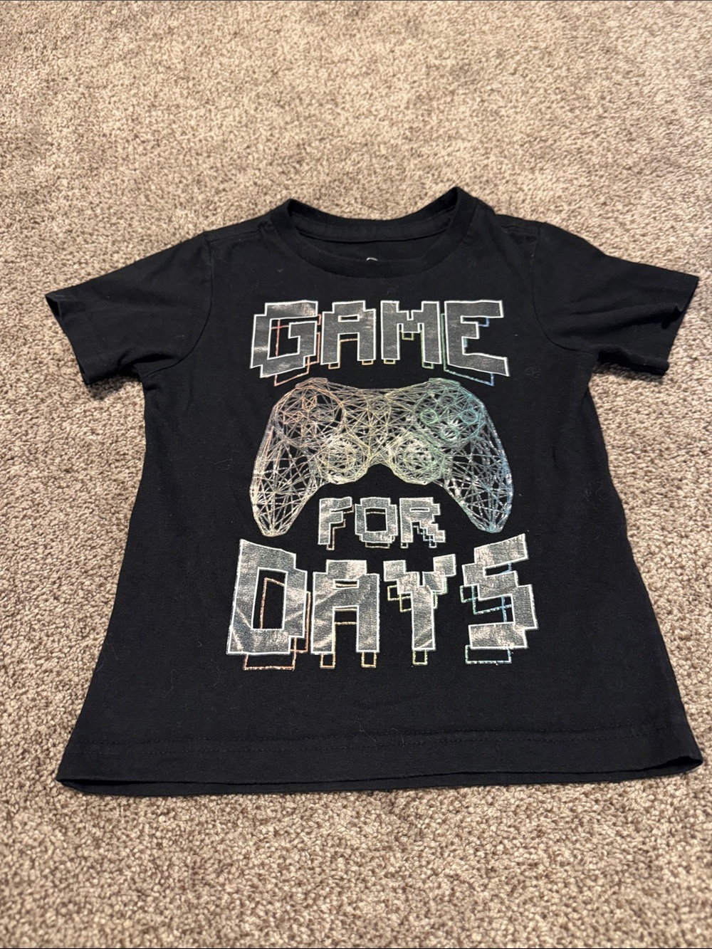 Black 'Game for Days' Graphic Board Game Tee